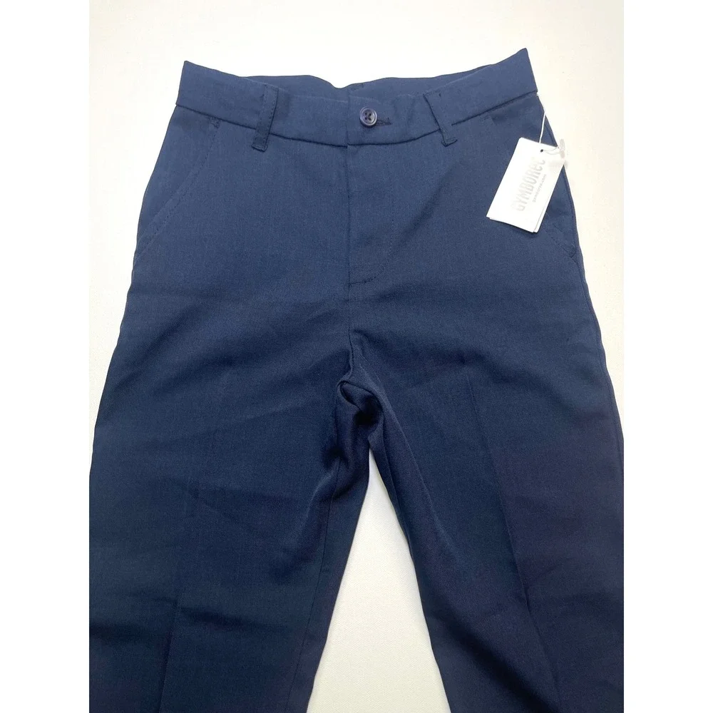 Gymboree Boys Size 8 Navy Blue Special Occasion Dress Pants NWT Trousers 0314